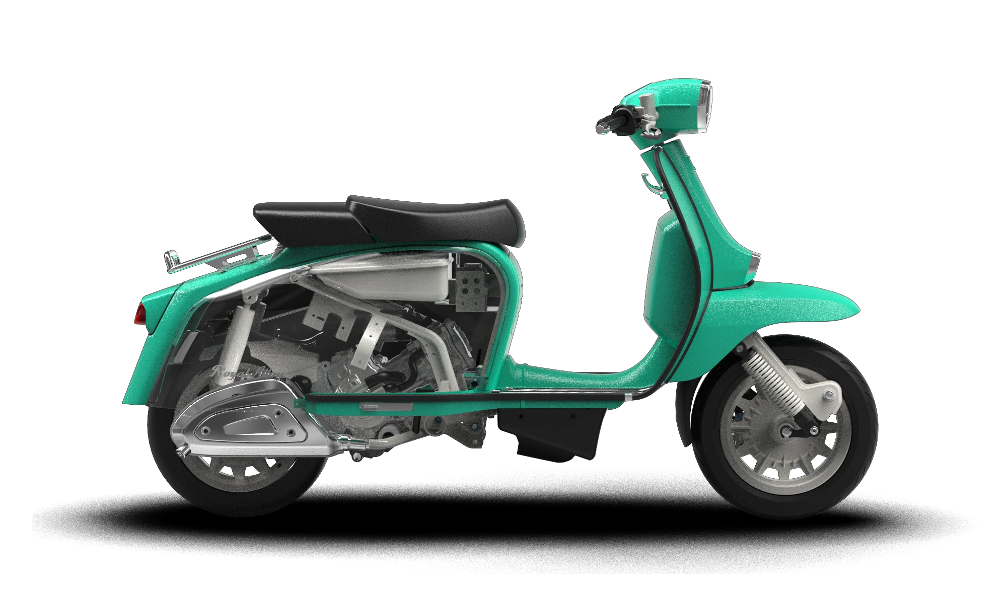 Royal Alloy GP250MT | ARMORED PAINT EMERALD GREEN | Royal Alloy Japan