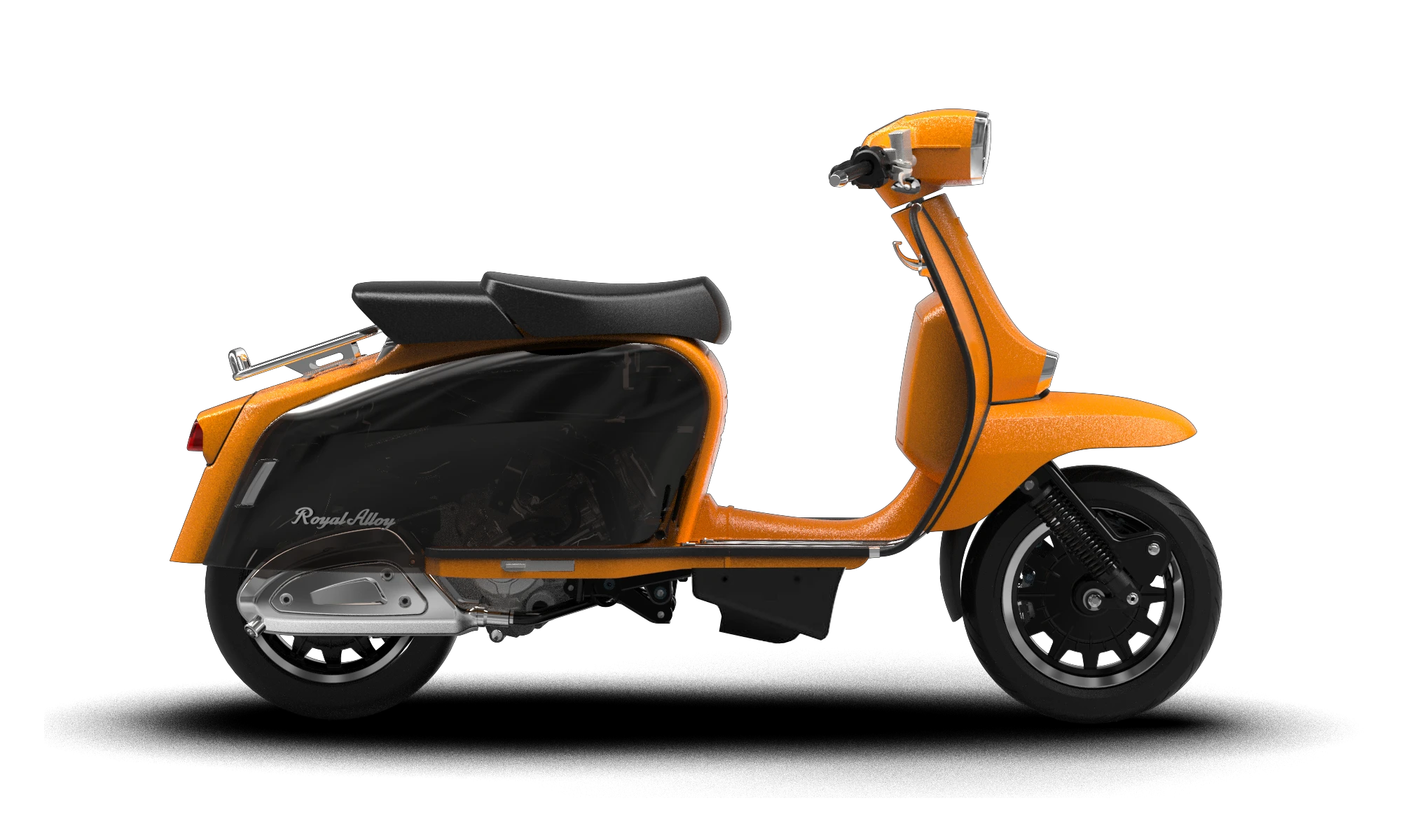 Royal Alloy GP250MT | ARMORED PAINT MODERNORANGE DARKBROWN TRNSPARENT | Royal Alloy Japan