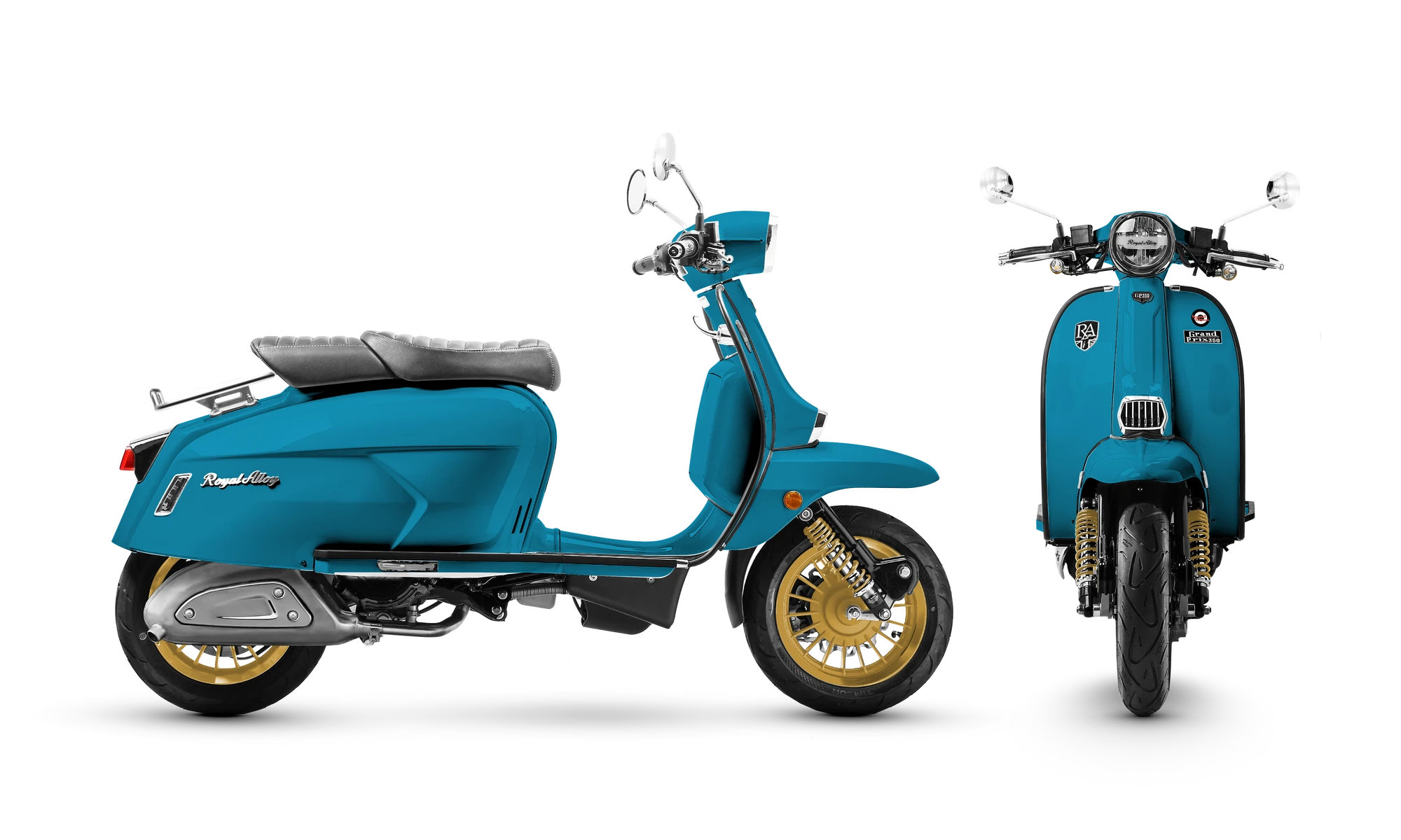 Royal Alloy GP250SE | CARIBBEAN BLUE/GOLD | Royal Alloy Japan