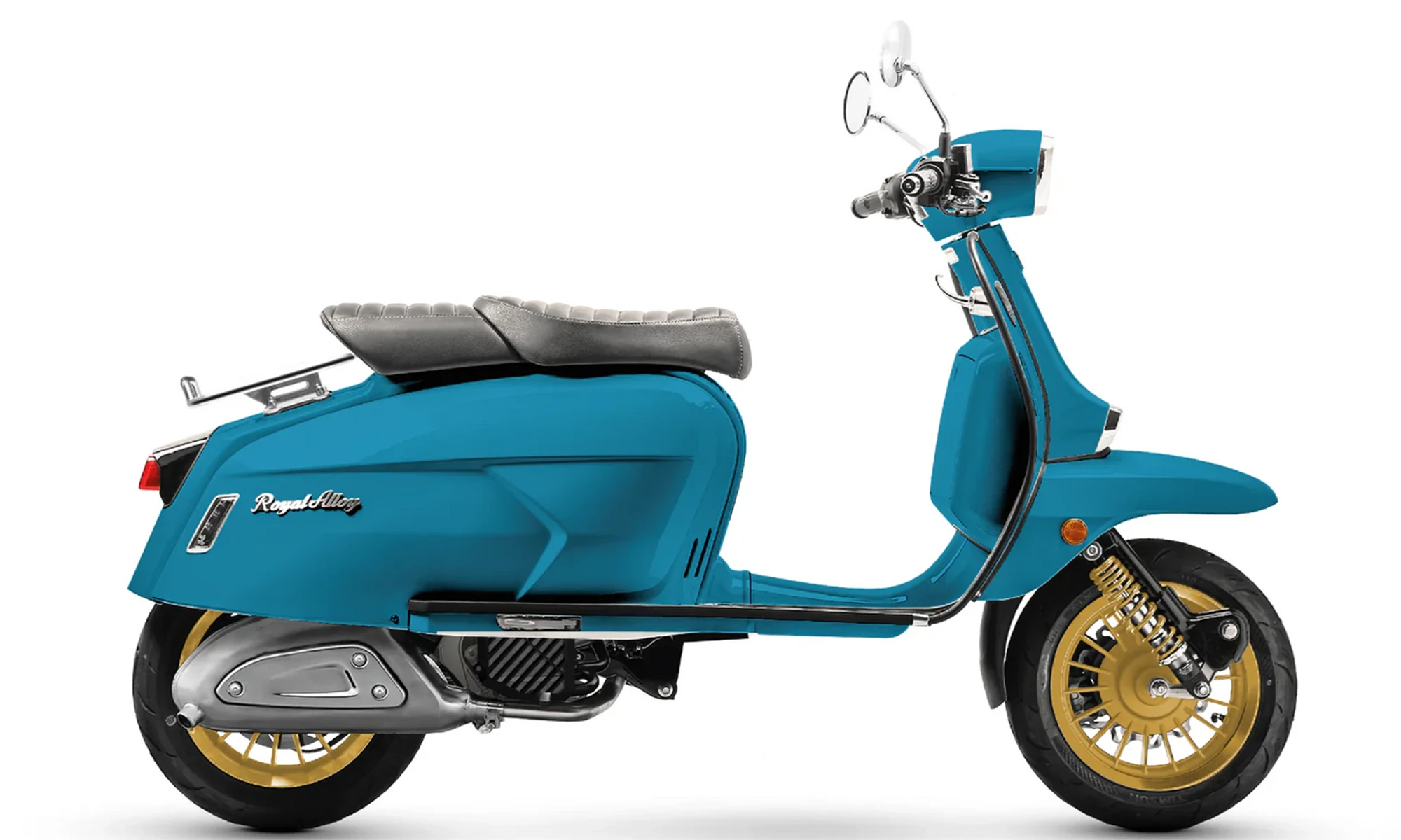 Royal Alloy GP250SE | カリビアンブルー/ゴールド | 国内販売窓口 ロイヤルアロイ・ジャパン
